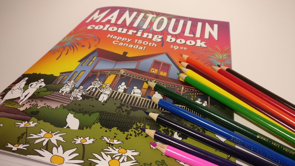 manitoulin coloring book signing publishing sheguiandah canada