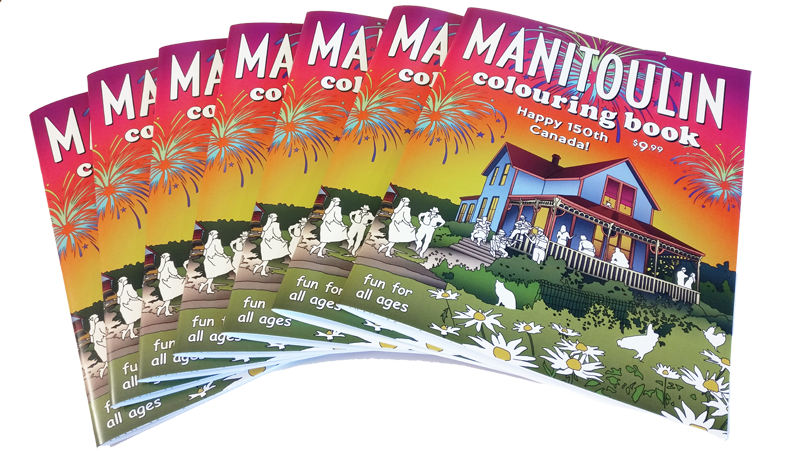 manitouling coloring book kids canada ontario publishing